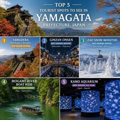 🇯🇵 Discover the Hidden Beauty of Yamagata Prefecture! From ancient mountain temples and magical ho