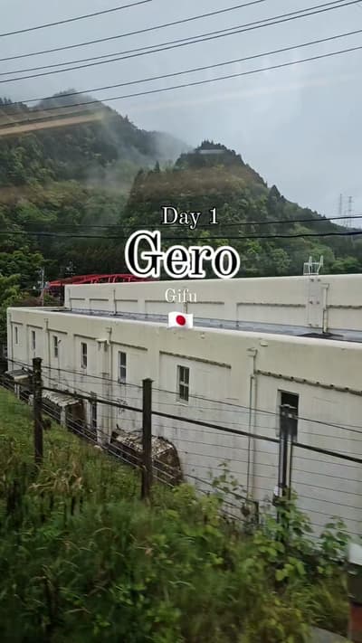 📍Gero, Gifu, Japan 🇯🇵 Gero Onsen is the one of the three most famous Hot springs. A trip to Gero 