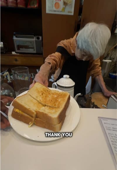 POV: You Find an 80 Year Old Grandma’s Hidden Cafe in Japan #foodreview #wholesome #mukbang #explori