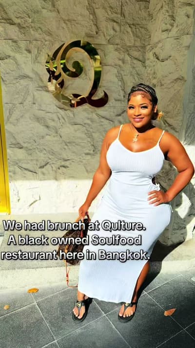 #Qulture is a black owned restaurant here in Bangkok Thailand. The last time I came to Thailand, I w
