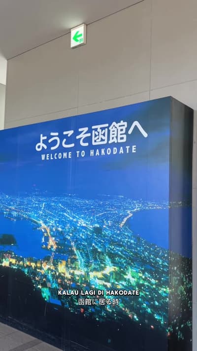 Kalau lagi di Hakodate, kalian wajib cobain nanjak MT. Hakodate, view siang ataupun malam cakep bang