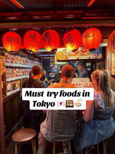 Food spots you need to try in Tokyo. #tokyofood #tokyotravel #japanfood #tokyoeats #foodrecommendati