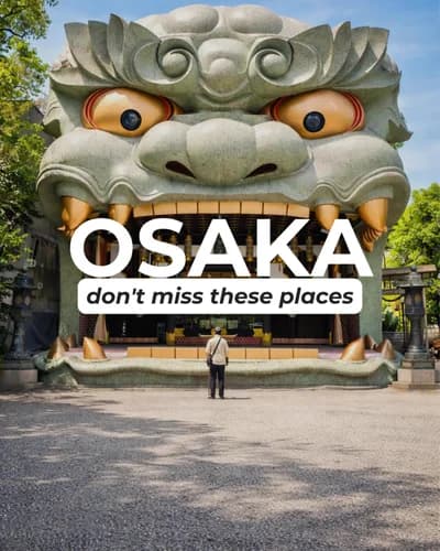 Planning a trip to Osaka, Japan?  From the neon lights of Dotonbori to Osaka Castle and Universal St