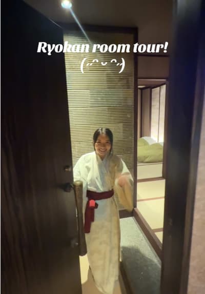 Ryokan room tour with a private osen! Such an amazing experience, will definitely still be dreaming 