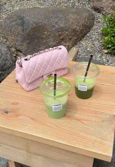 beautiful space tucked away in tokyo 🍵 reservations are required to be seated inside but takeouts a