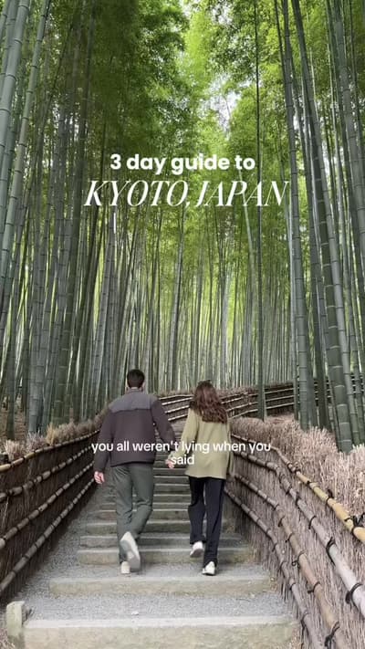 3 day Kyoto guide in under 3 minutes 🇯🇵🎍🍵🥟 #kyotojapan #kyoto #japantravel #kyotoguide #japantr