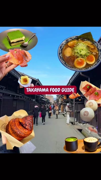 📍 TAKAYAMA FOOD GUIDE Todo lo que tienes que comer si vas a una de las ciudades más bonita de los A