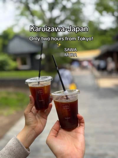 Just 2 hours from Tokyo, you’ll find the beautiful town of Karuizawa. Hop on a train and step into a