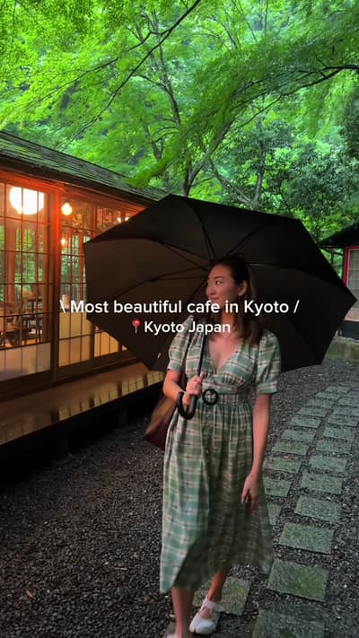 📍Root 2 Riverside, Kyoto Was the perfect escape from the rain 🌧️ #kyoto #kyotojapan #kyototravel #