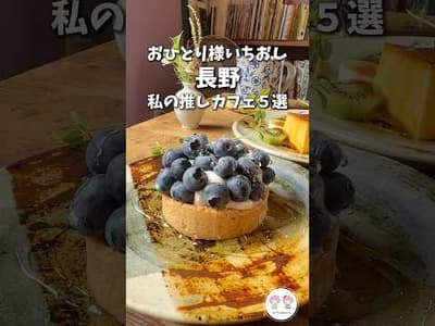 【長野】おひとり様いちおしカフェ5選🌻私の独断で選んだ絶対外さない推しカフェ❤️#shorts  カフェカッカ、PUSH PUSHカフェ、野菜懐石manaya、香茶、スープカリーの店MERA（メラ）