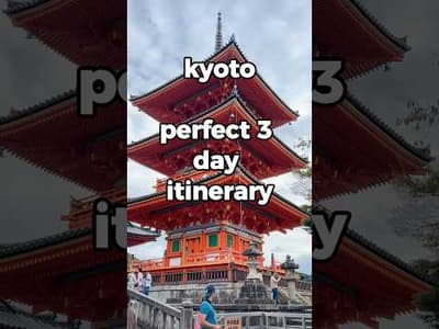 Kyoto PERFECT 3-Day Itinerary 🇯🇵✨ | Best Things to Do in Kyoto, Japan #japantravel #travel