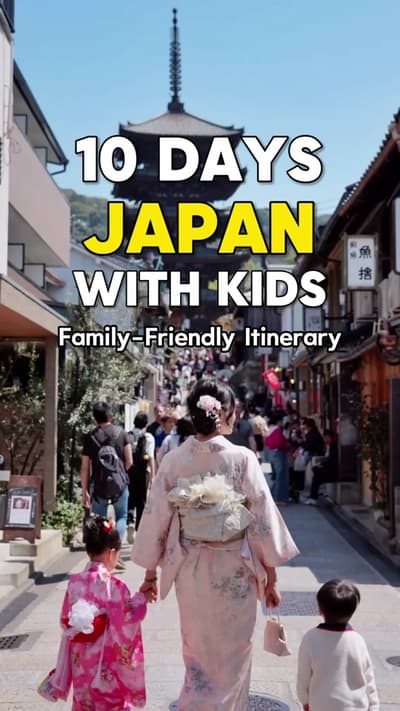 10 Days in Japan with Kids: A Family-Friendly Itinerary Planning a trip to Japan with your little on