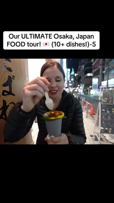 Our ULTIMATE Osaka, Japan FOOD tour! 🇯🇵 (10+ dishes!)-5