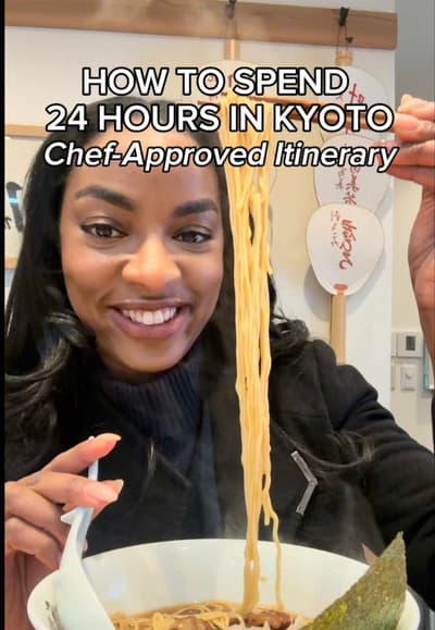 Chef-Approved Kyoto Itinerary! Here’s a list of places to eat if you have 1 day in Kyoto! Save this 