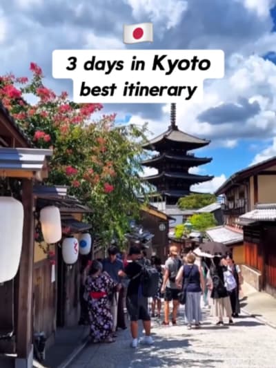 3 days in Kyoto best itinerary⛩️✨ ExploreJapan🇯🇵 Recommended spots in Kyoto #japan #japantravel #k