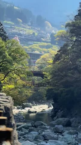 Evening calm at the Vine Bridge in Iya Valley 🌿✨ #Japan #Travel
Tagged location: Iya Valley Vine Br