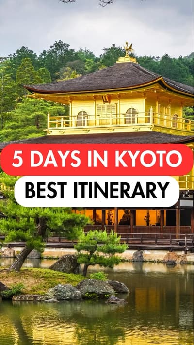 BEST 5-DAY ITINERARY in KYOTO🇯🇵 #japan #japantravel #kyoto