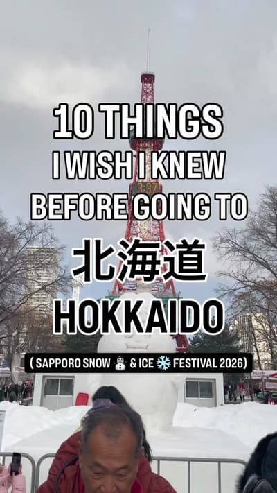 ❄️ 10 Things I Wish I Knew Before Going to Hokkaido ❄️ KLOOK PROMOCODE: NINOXKLOOK #sapporo #hokkaid