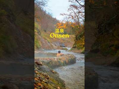 Wild onsens in Hokkaido, Japan #japantravelvlog #lifeinjapan #hokkaido