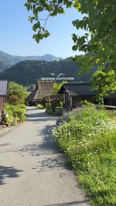 there’s something so magical about the japanese countryside 🌱 #japan #countryside #cottagecore #kyo