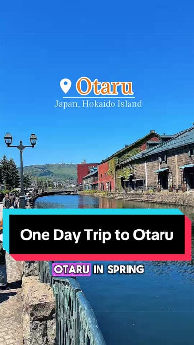 The best day trip from Sapporo, Hokkaido and it does not have to be in winter!! #otaru #hokkaido #sa