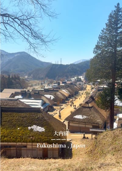 パート36 | 江戸時代 侍の宿場⚔️ 📍福島県【大内宿】/🇯🇵Fukusima Prefecture A peaceful traditional village in Fukushima, 