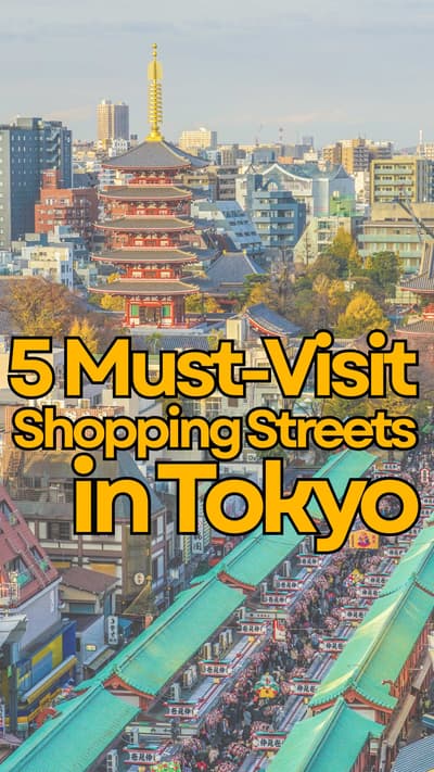5 Must-Visit Shopping Streets in Tokyo!🇯🇵🛍️ Tokyo is a shopper’s paradise, but knowing WHERE to g