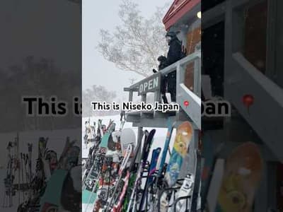 Skiing in Niseko #japow #snow #skiing #skiresorts #coffeeshop #niseko #tokyo #japan #travel #skiing