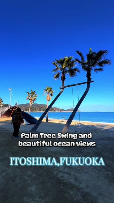 Hidden paradise in Fukuoka. 🌊🤩❤️ #foryou #JapanTravel #fypシ゚
Tagged location: Palm Tree Swing — Pa