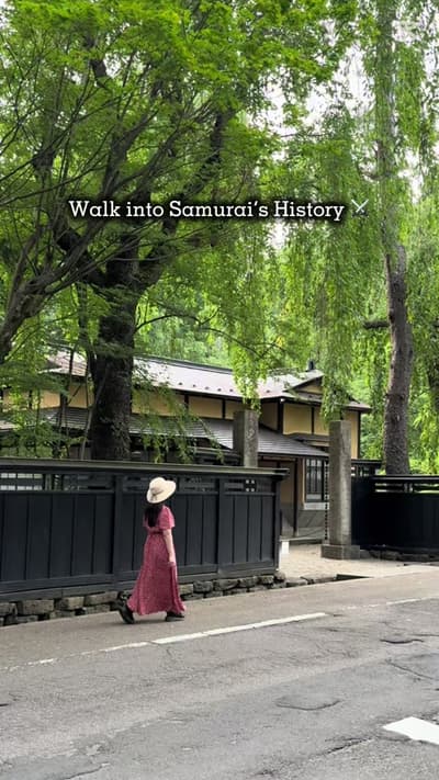 🏯 Kakunodate Samurai Street We visited one of Kakunodate’s samurai residences in summer, exploring 