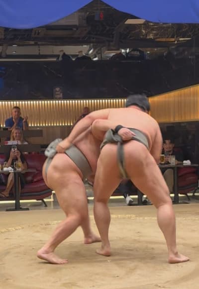 If you go to Japan, you need to watch a sumo wrestling match! @Jessica King is the best sumo wrestle