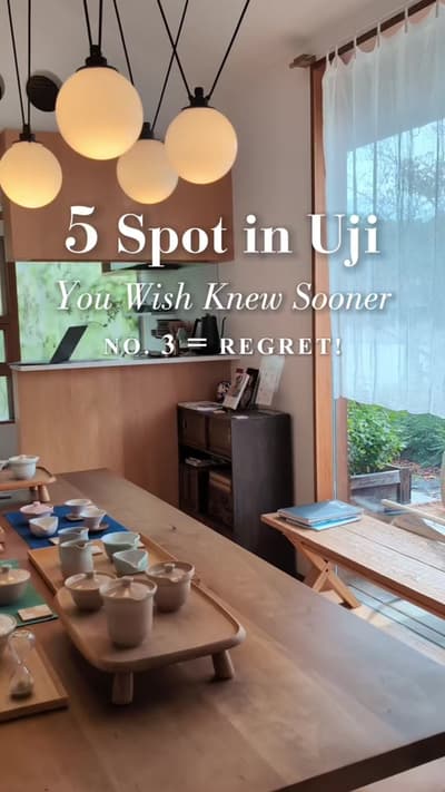 Skip the crowds in Kyoto and head to Uji — Japan’s matcha drink & dishes. Kyoto’s best-kept secret —
