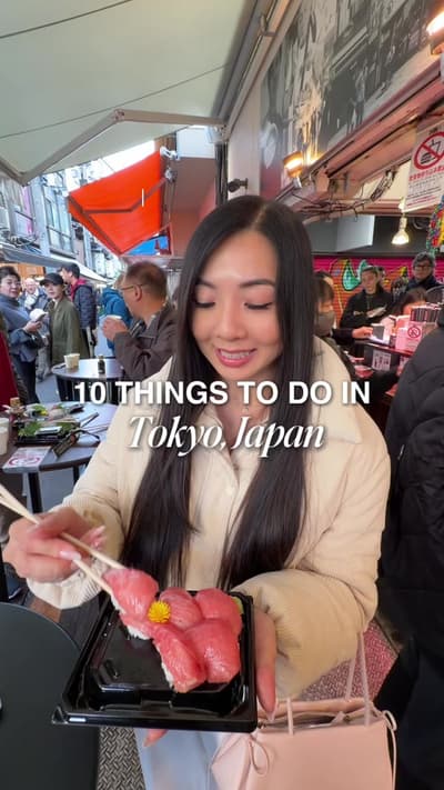 Never bored in Tokyo 😌🎌✨ Planning a trip to Tokyo? Here are 10 places worth adding to your Japan i