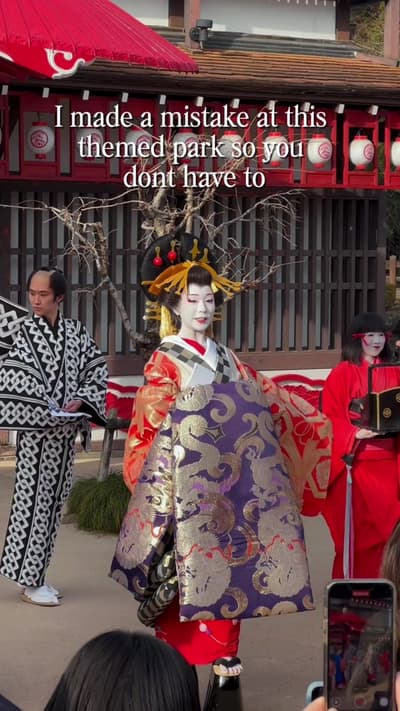 MUST visit themed park in Japan! (Especially on autumn 🍂) Step back into the Edo period and experie