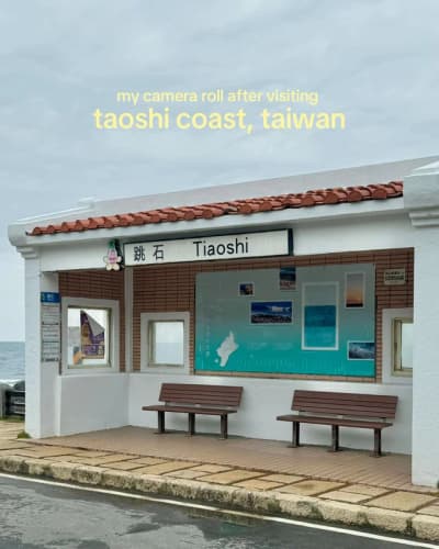 visting the taoshi coast was the most perfect (and easy) taipei day trip 🩵 save this for your solo 